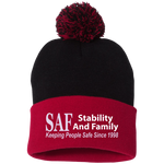 SAF - Pom Pom Knit Cap