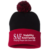 SAF - Pom Pom Knit Cap