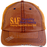 SAF - Distressed Unstructured Trucker Cap