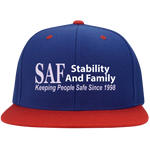 SAF - Flat Bill High-Profile Snapback Hat