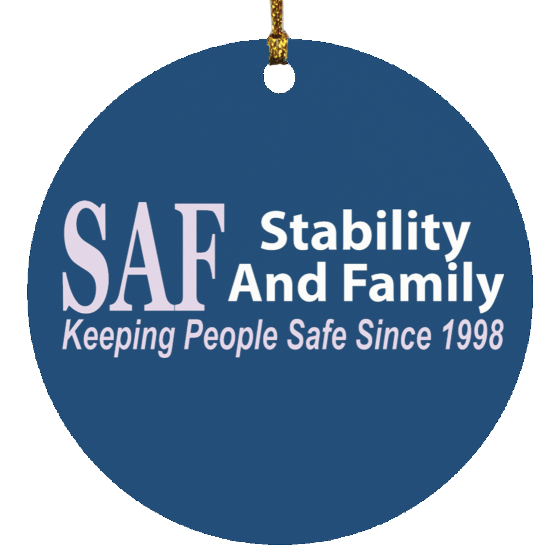 SAF - Circle Ornament