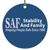 SAF - Circle Ornament