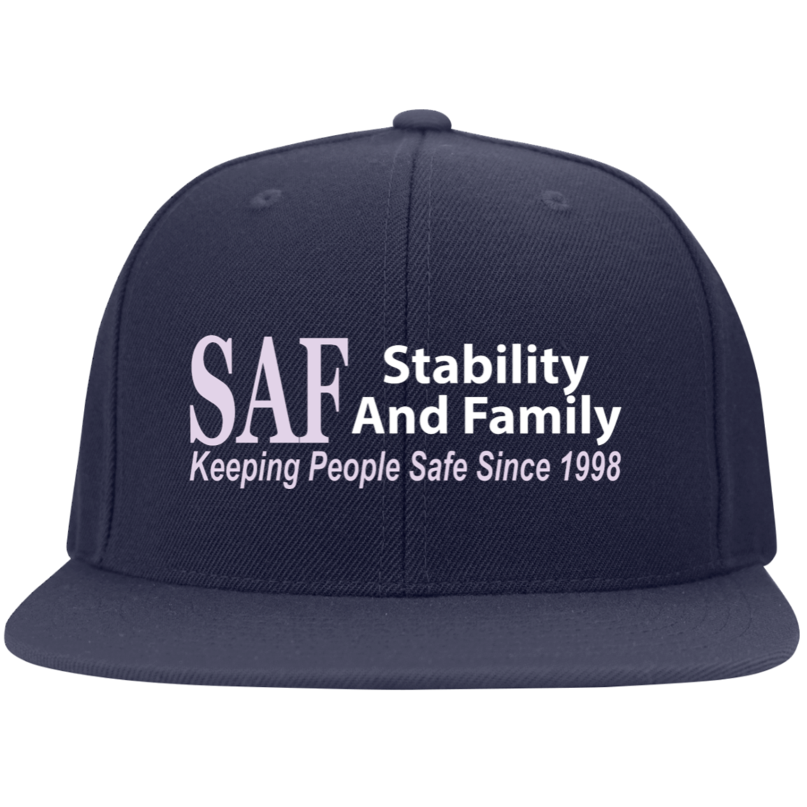 SAF - Flat Bill Twill Flexfit Cap