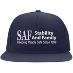 SAF - Flat Bill Twill Flexfit Cap