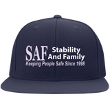 SAF - Flat Bill Twill Flexfit Cap