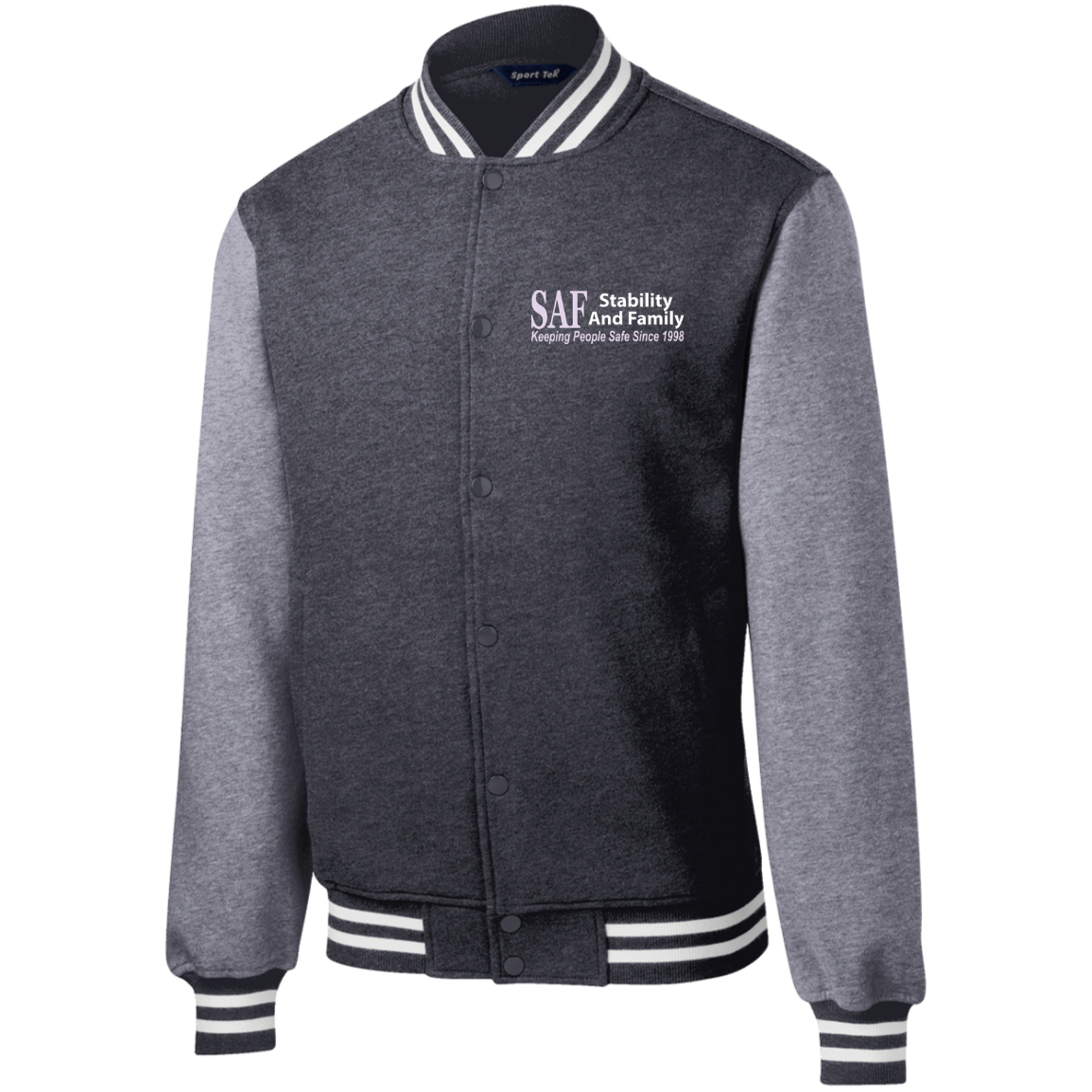 SAF - Champion's Embroidered Fleece Letterman Jacket