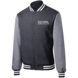 SAF - Champion's Embroidered Fleece Letterman Jacket