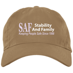 SAF - Brushed Twill Unstructured Dad Cap