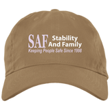 SAF - Brushed Twill Unstructured Dad Cap