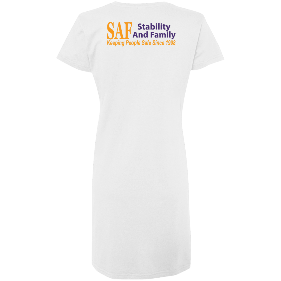 SAF - Ladies' V-Neck Fine Jersey Cover-Up