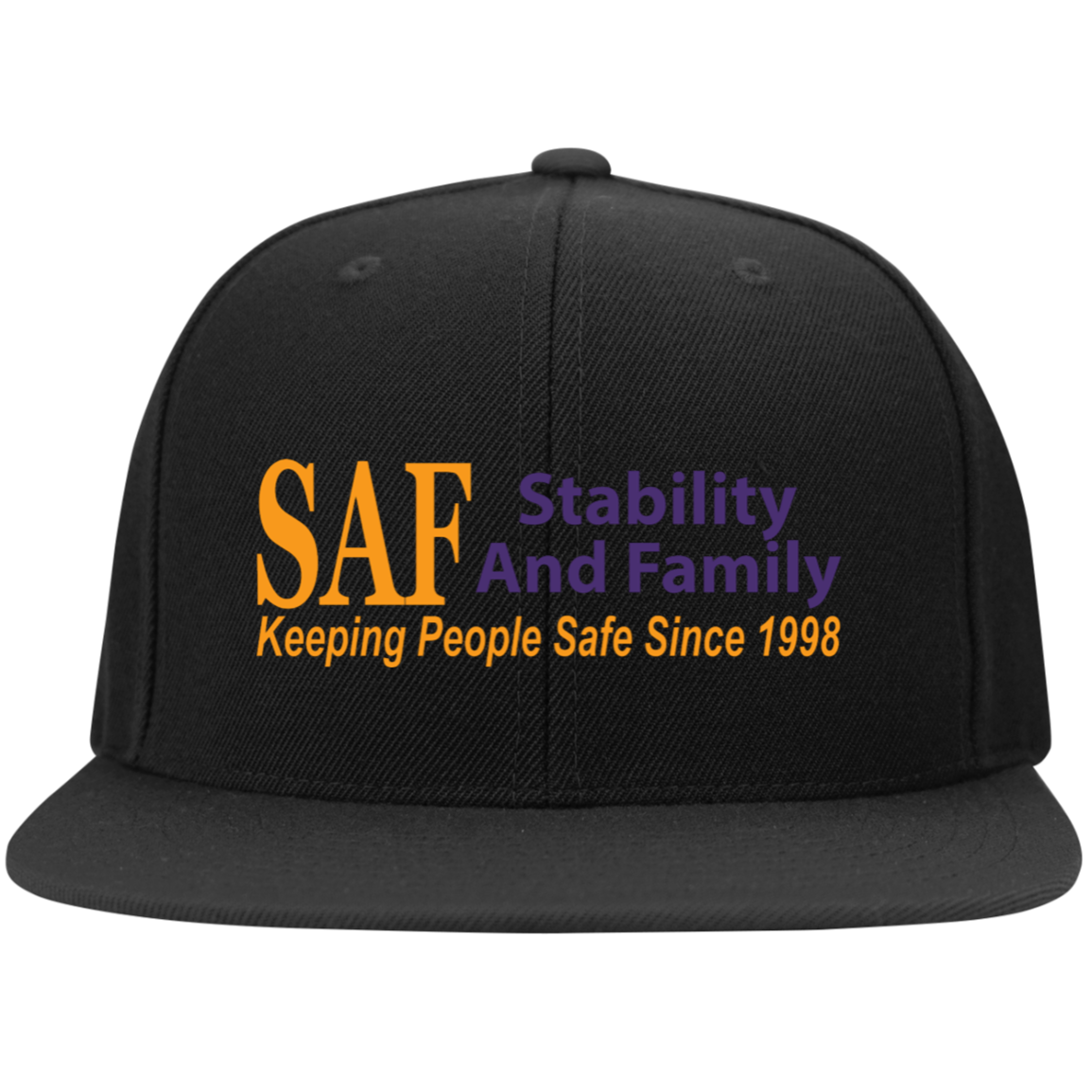 SAF - Flat Bill High-Profile Snapback Hat