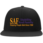 SAF - Flat Bill High-Profile Snapback Hat