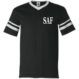 SAF - V-Neck Sleeve Stripe Jersey