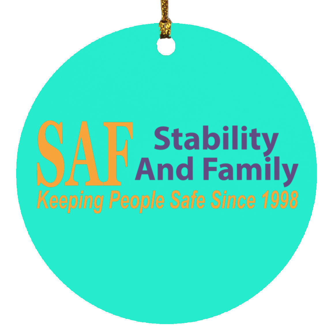 SAF - Circle Ornament