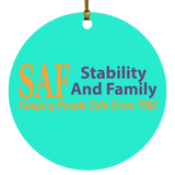 SAF - Circle Ornament