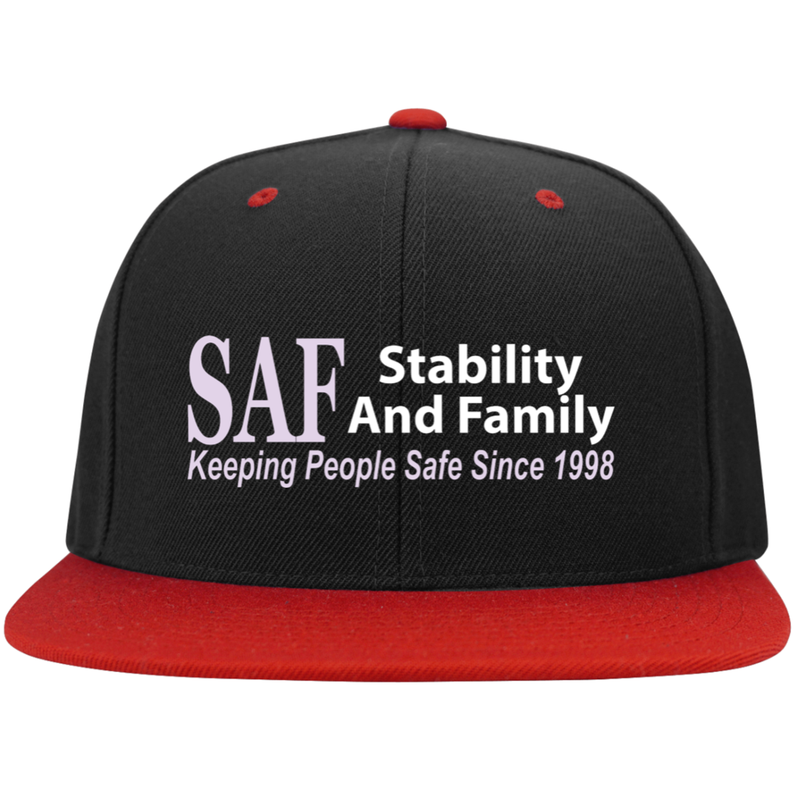 SAF - Flat Bill High-Profile Snapback Hat