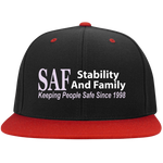 SAF - Flat Bill High-Profile Snapback Hat