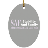 SAF - Oval Ornament