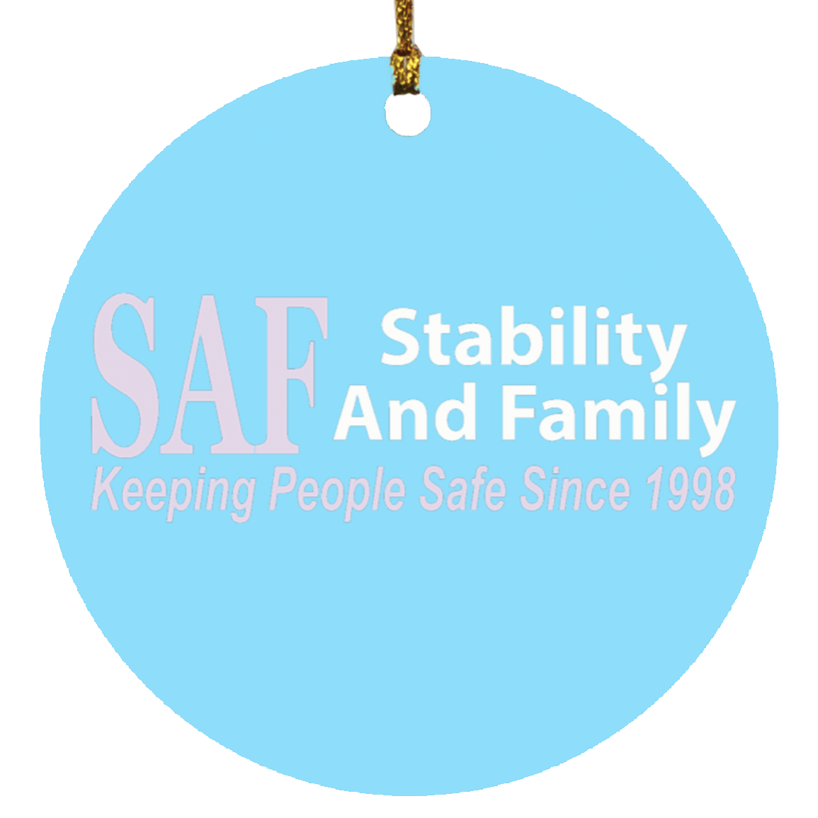 SAF - Circle Ornament