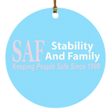 SAF - Circle Ornament