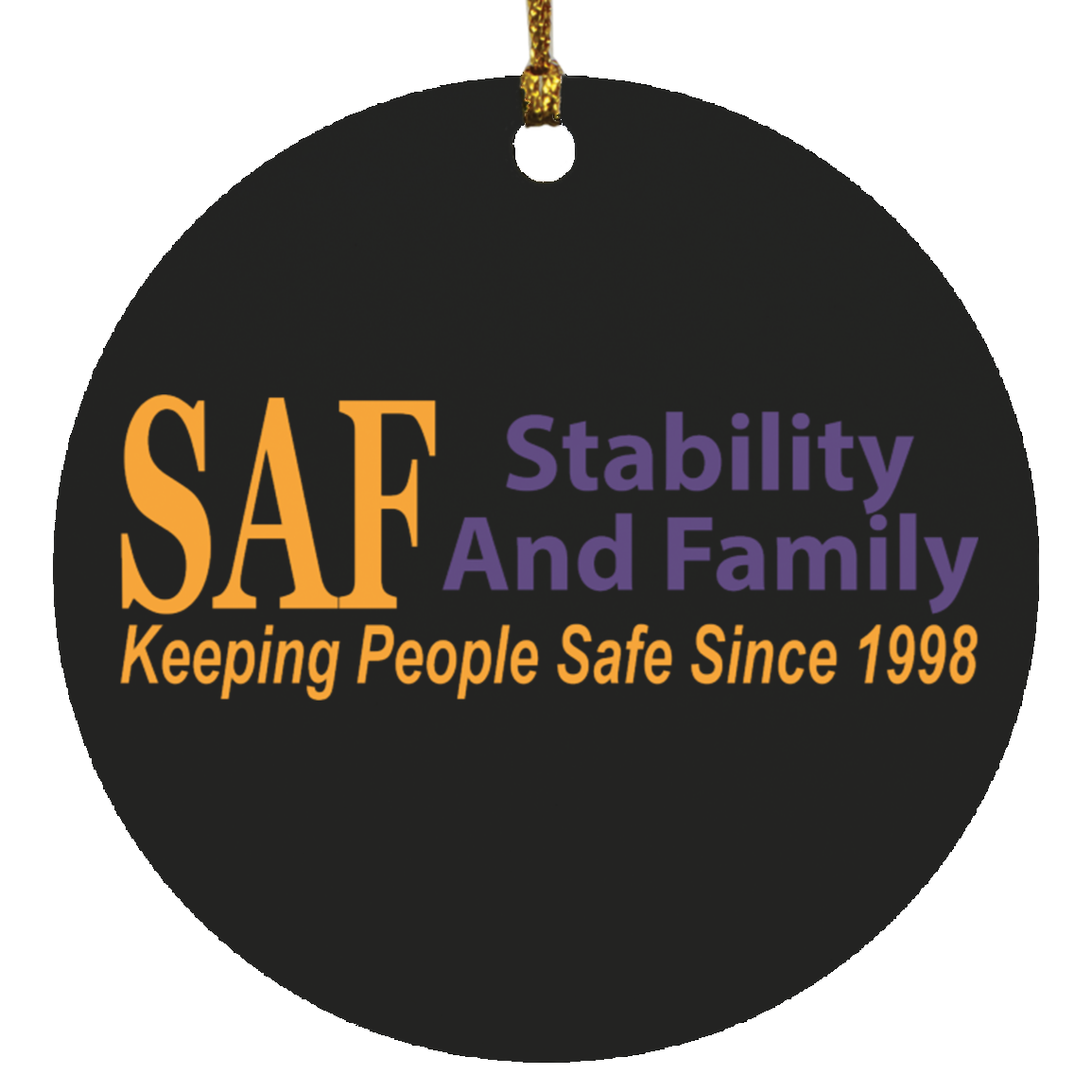 SAF - Circle Ornament