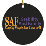SAF - Circle Ornament