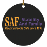 SAF - Circle Ornament