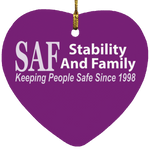 SAF - Heart Ornament