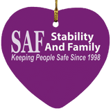 SAF - Heart Ornament