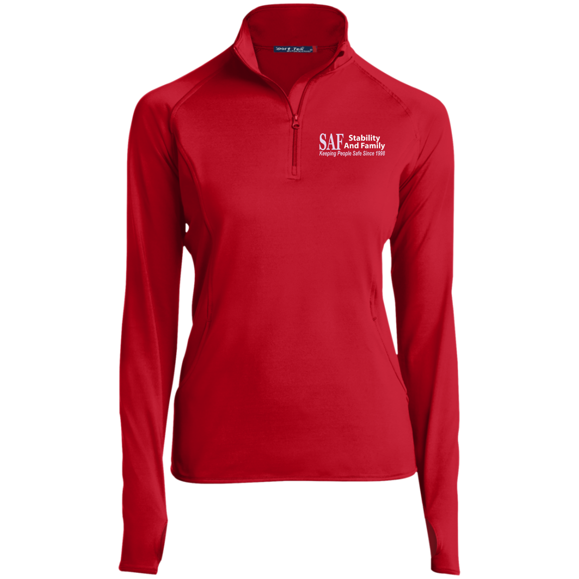 SAF - Women's 1/2 Zip Performance Pullover