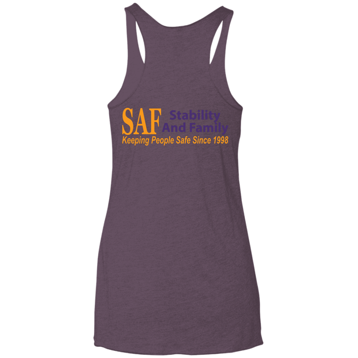 SAF - Ladies' Triblend Racerback Tank