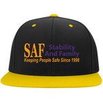 SAF - Flat Bill High-Profile Snapback Hat