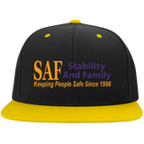 SAF - Flat Bill High-Profile Snapback Hat