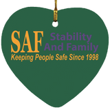 SAF - Heart Ornament