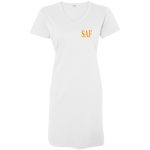 SAF - Ladies' V-Neck Fine Jersey Cover-Up