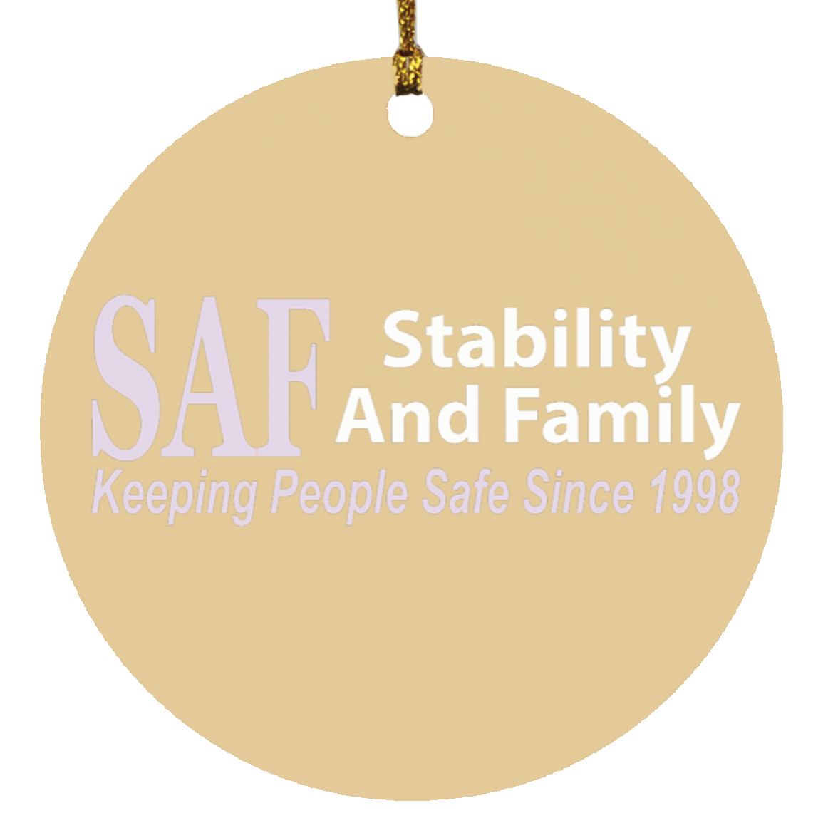 SAF - Circle Ornament