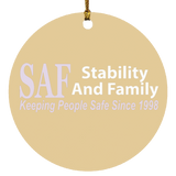 SAF - Circle Ornament