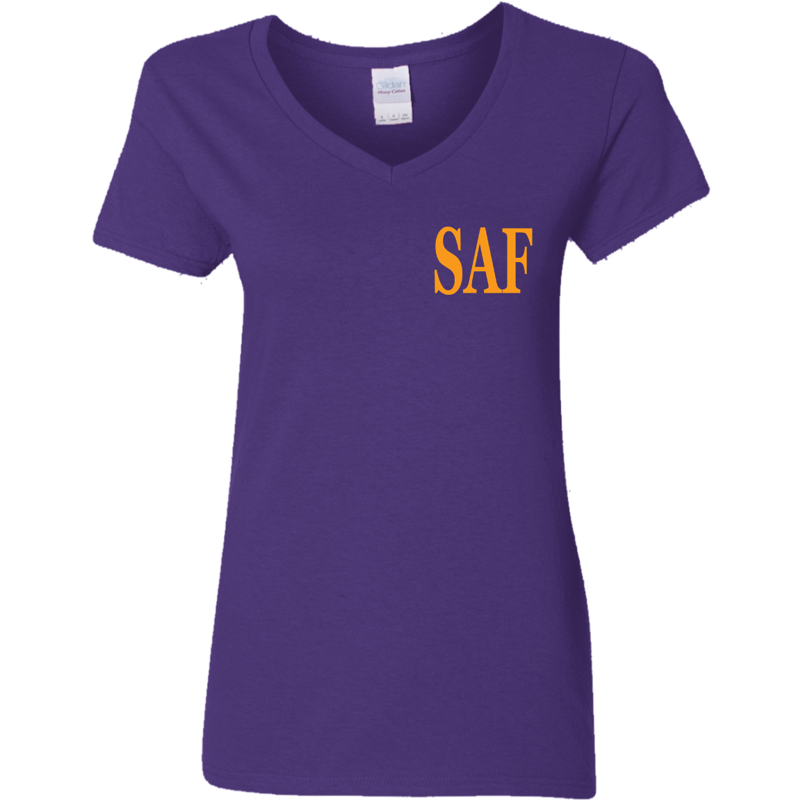 SAF - Ladies' 5.3 oz. V-Neck T-Shirt