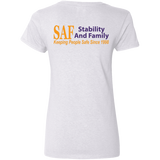 SAF - Ladies' 5.3 oz. V-Neck T-Shirt