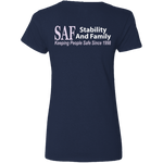 SAF - Ladies' 5.3 oz. V-Neck T-Shirt