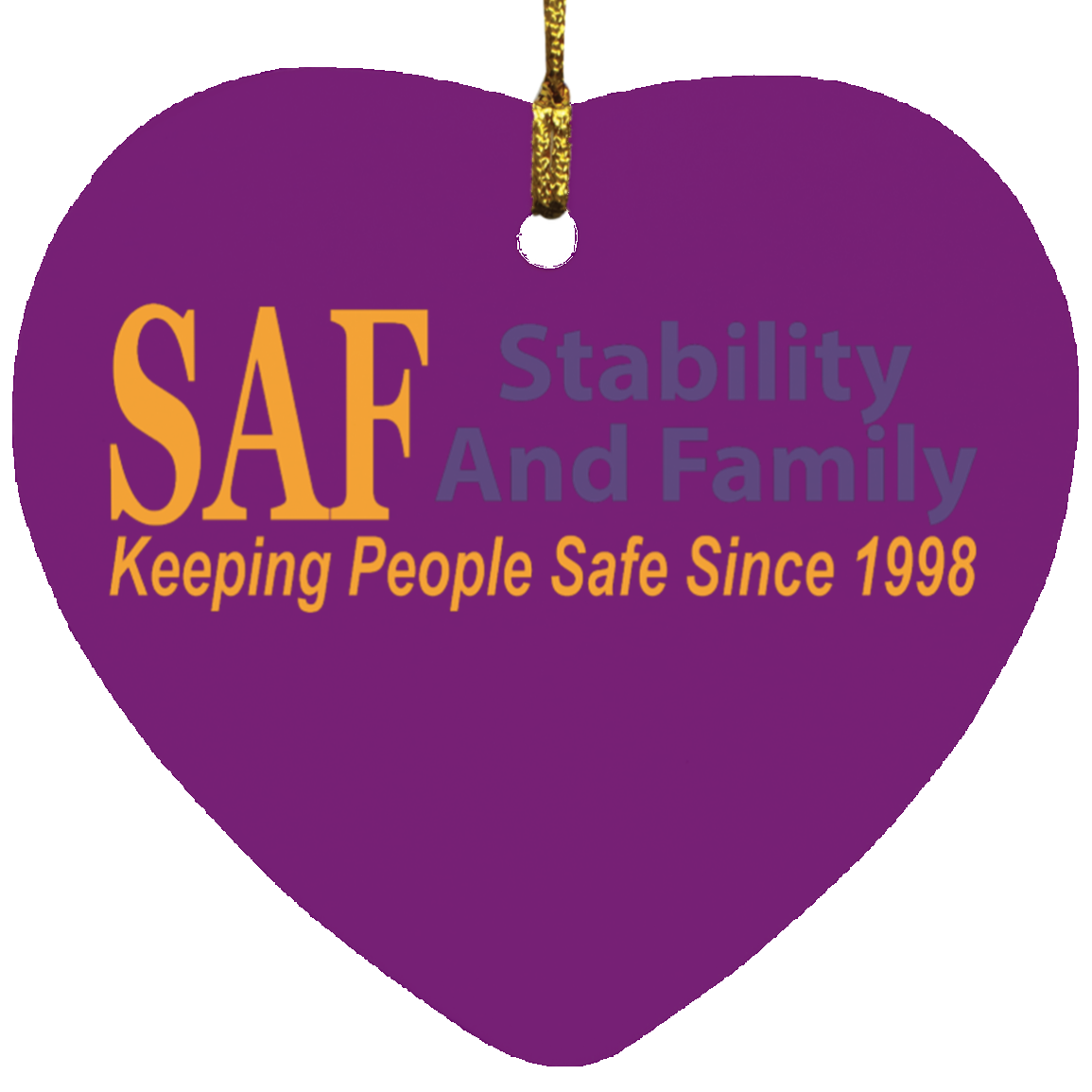SAF - Heart Ornament