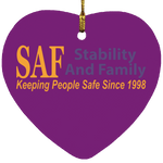 SAF - Heart Ornament