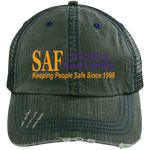 SAF - Distressed Unstructured Trucker Cap