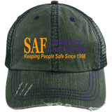 SAF - Distressed Unstructured Trucker Cap