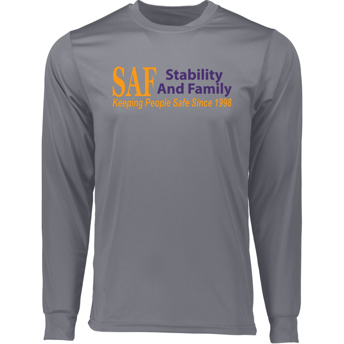 SAF - Long Sleeve Moisture-Wicking Tee