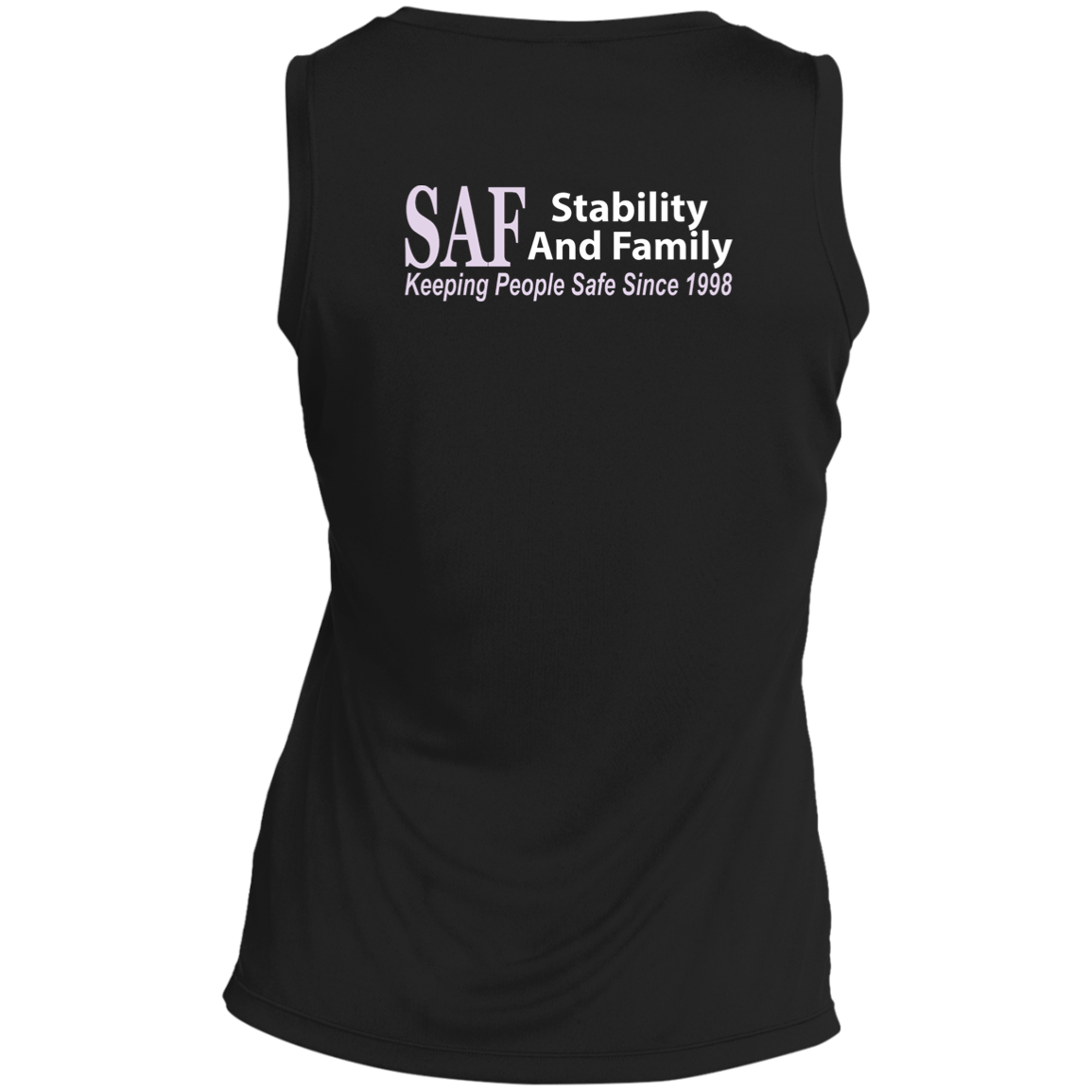 SAF - Ladies' Sleeveless V-Neck Performance Tee