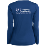 SAF - Ladies’ Long Sleeve Performance V-Neck Tee
