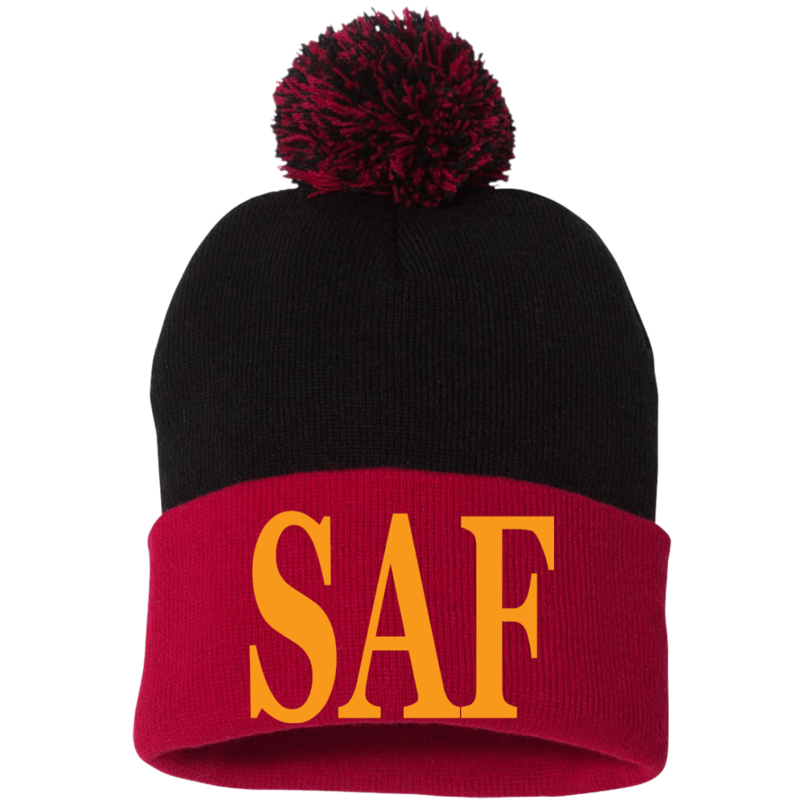 SAF - Pom Pom Knit Cap