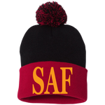 SAF - Pom Pom Knit Cap