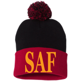 SAF - Pom Pom Knit Cap